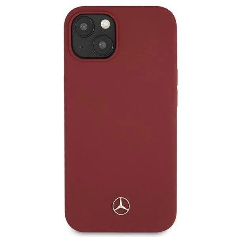 Etui Mercedes Silicone Line na iPhone 13 mini - czerwone Etui Mercedes Silicone Line na iPhone 13 mini - czerwone