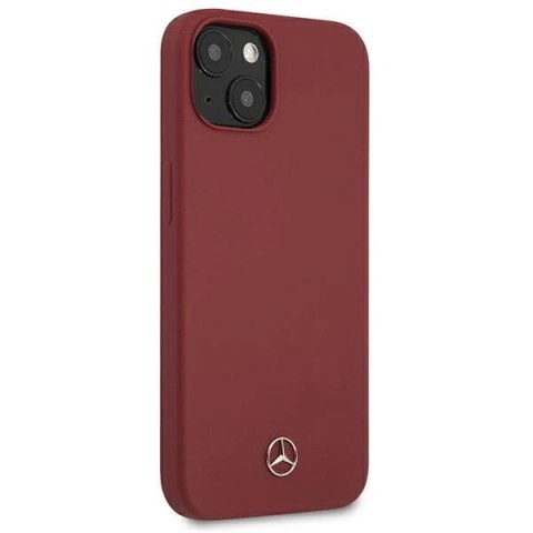 Etui Mercedes Silicone Line na iPhone 13 mini - czerwone Etui Mercedes Silicone Line na iPhone 13 mini - czerwone