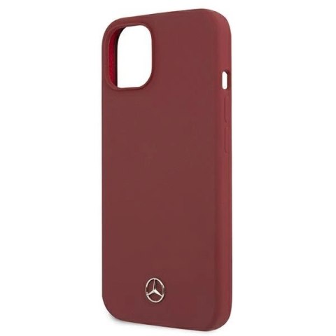 Etui Mercedes Silicone Line na iPhone 13 mini - czerwone Etui Mercedes Silicone Line na iPhone 13 mini - czerwone