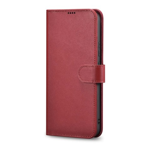ICarer Haitang Leather Wallet Case skórzane etui do Samsung Galaxy S22+ (S22 Plus) portfel obudowa pokrowiec czerwony (AKSM05RD) ICarer Haitang Leather Wallet Case skórzane etui do Samsung Galaxy S22+ (S22 Plus) portfel obudowa pokrowiec czerwony (AKSM05RD)