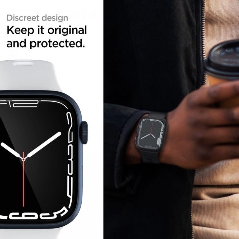Folia ochronna Spigen Neo Flex na Apple Watch 4/5/6/7/8/SE (44/45 mm) - 3 szt. Folia ochronna Spigen Neo Flex na Apple Watch 4/5/6/7/8/SE (44/45 mm) - 3 szt.