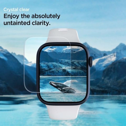 Folia ochronna Spigen Neo Flex na Apple Watch 4/5/6/7/8/SE (44/45 mm) - 3 szt. Folia ochronna Spigen Neo Flex na Apple Watch 4/5/6/7/8/SE (44/45 mm) - 3 szt.