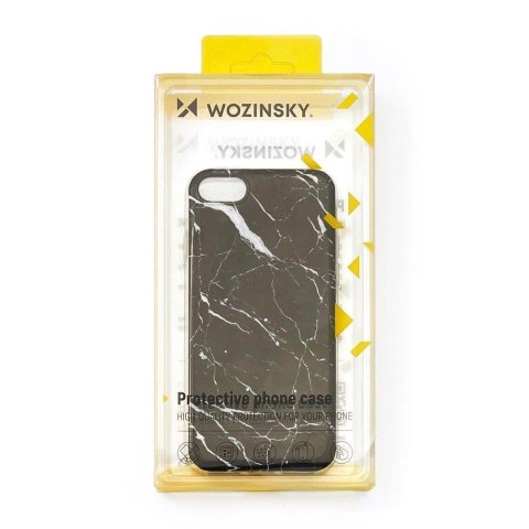 Wozinsky Marble żelowe etui pokrowiec marmur Samsung Galaxy S22 Ultra czarny Wozinsky Marble żelowe etui pokrowiec marmur Samsung Galaxy S22 Ultra czarny