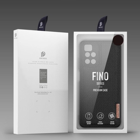 Dux Ducis Fino etui pokrowiec pokryty nylonowym materiałem Xiaomi Redmi 10 niebieski Dux Ducis Fino etui pokrowiec pokryty nylonowym materiałem Xiaomi Redmi 10 niebieski