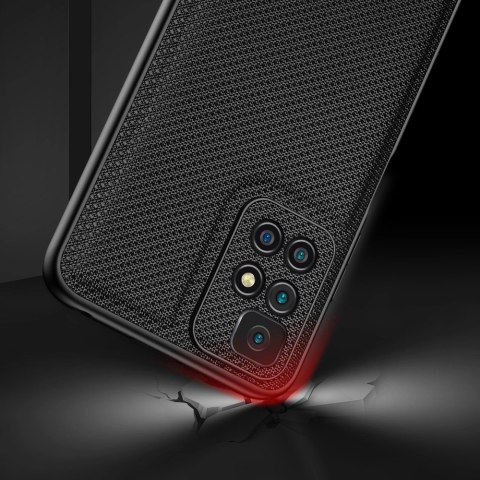 Dux Ducis Fino etui pokrowiec pokryty nylonowym materiałem Xiaomi Redmi 10 niebieski Dux Ducis Fino etui pokrowiec pokryty nylonowym materiałem Xiaomi Redmi 10 niebieski