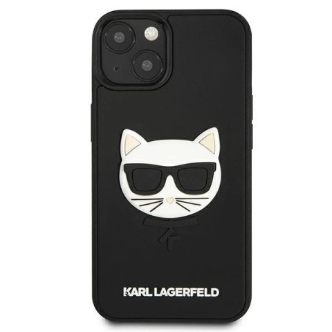 Etui Karl Lagerfeld 3D Rubber Choupette na iPhone 13 mini - czarne Etui Karl Lagerfeld 3D Rubber Choupette na iPhone 13 mini - czarne