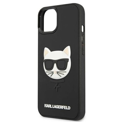 Etui Karl Lagerfeld 3D Rubber Choupette na iPhone 13 mini - czarne Etui Karl Lagerfeld 3D Rubber Choupette na iPhone 13 mini - czarne