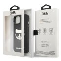Etui Karl Lagerfeld 3D Rubber Choupette na iPhone 13 mini - czarne