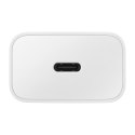 Ładowarka sieciowa Samsung EP-T1510XWEGEU USB-C 15W PD AFC + kabel USB-C - biała