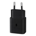 Samsung ładowarka sieciowa USB Typ C 15W PD AFC czarny (EP-T1510NBEGEU)