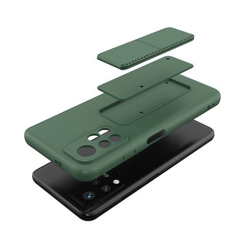 Wozinsky Kickstand Case silikonowe etui z podstawką etui Xiaomi Redmi 10 czarne Wozinsky Kickstand Case silikonowe etui z podstawką etui Xiaomi Redmi 10 czarne