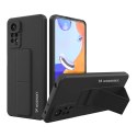 Wozinsky Kickstand Case silikonowe etui z podstawką etui Xiaomi Redmi Note 11 Pro czarne Wozinsky Kickstand Case silikonowe etui z podstawką etui Xiaomi Redmi Note 11 Pro czarne