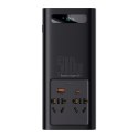 Baseus samochodowa przetwornica inwerter prądu 150W 12V / 500W 220V (wtyczka EU i CN) czarny (CGNB000101)