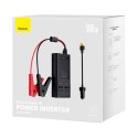 Baseus samochodowa przetwornica inwerter prądu 150W 12V / 500W 220V (wtyczka EU i CN) czarny (CGNB000101)