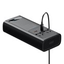 Baseus samochodowa przetwornica inwerter prądu 150W 12V / 500W 220V (wtyczka EU i CN) czarny (CGNB000101)