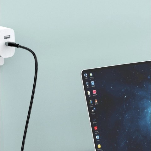 Dudao kabel USB Typ C - Lightning szybkie ładowanie PD 20W 1m czarny (L7MaxL) Dudao kabel USB Typ C - Lightning szybkie ładowanie PD 20W 1m czarny (L7MaxL)