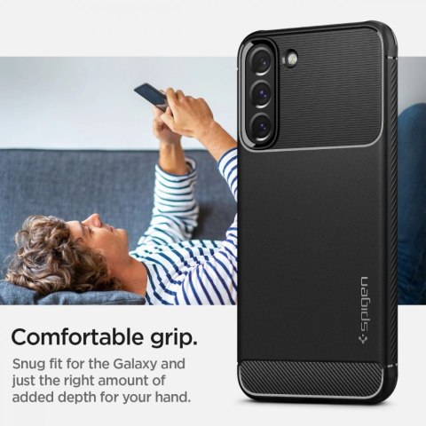 Etui Spigen Rugged Armor na Samsung Galaxy S22 - czarny mat Etui Spigen Rugged Armor na Samsung Galaxy S22 - czarny mat