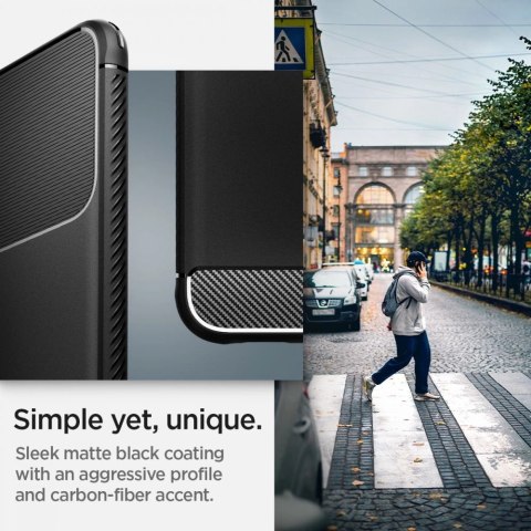 Etui Spigen Rugged Armor na Samsung Galaxy S22 - czarny mat Etui Spigen Rugged Armor na Samsung Galaxy S22 - czarny mat