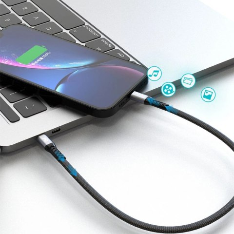 Kabel Dudao L10P Lightning - USB-C PD 20W 0,23m - czarny Kabel Dudao L10P Lightning - USB-C PD 20W 0,23m - czarny