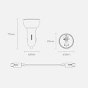Ładowarka Baseus TZCCZM-0G samochodowa USB-A / USB-C 160W PPS / QC 5 / PD - szara
