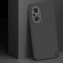 Nillkin Textured Case wytrzymałe wzmocnione etui z żelową ramką i nylonem na tyle Honor 50 SE czarny