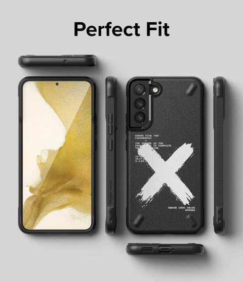 Ringke Onyx Design wytrzymałe etui pokrowiec Samsung Galaxy S22+ (S22 Plus) czarny (X) () Ringke Onyx Design wytrzymałe etui pokrowiec Samsung Galaxy S22+ (S22 Plus) czarny (X) ()