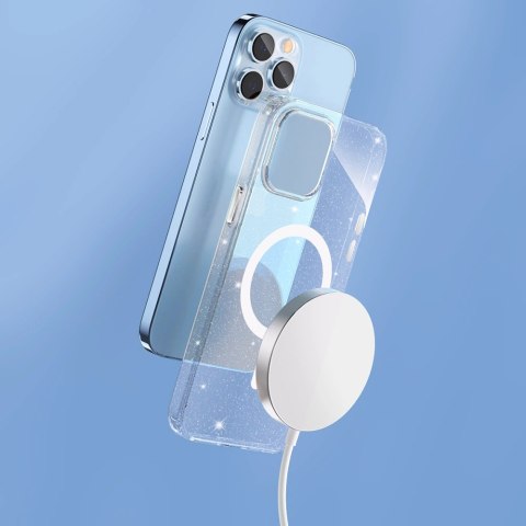 Kingxbar PQY Elegant Series magnetyczne etui do iPhone 13 Pro obudowa pokrowiec biały (kompatybilne z MagSafe) Kingxbar PQY Elegant Series magnetyczne etui do iPhone 13 Pro obudowa pokrowiec biały (kompatybilne z MagSafe)