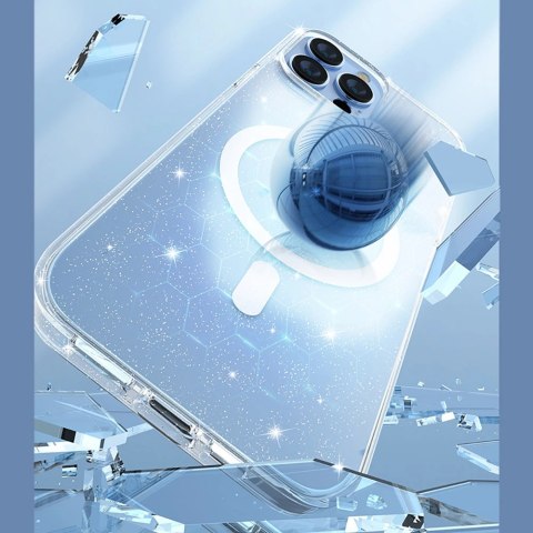 Kingxbar PQY Elegant Series magnetyczne etui do iPhone 13 Pro obudowa pokrowiec biały (kompatybilne z MagSafe) Kingxbar PQY Elegant Series magnetyczne etui do iPhone 13 Pro obudowa pokrowiec biały (kompatybilne z MagSafe)