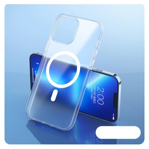 Kingxbar PQY Elegant Series magnetyczne etui do iPhone 13 Pro obudowa pokrowiec biały (kompatybilne z MagSafe) Kingxbar PQY Elegant Series magnetyczne etui do iPhone 13 Pro obudowa pokrowiec biały (kompatybilne z MagSafe)