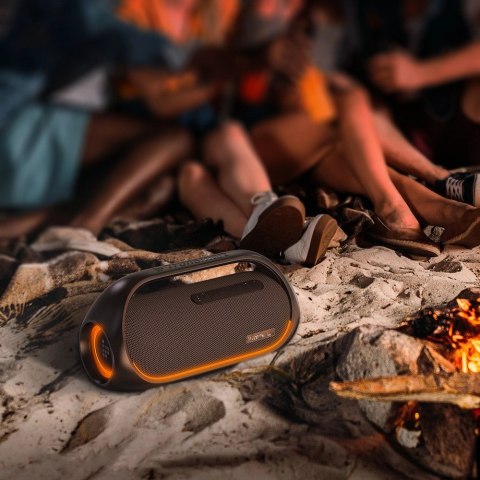 Tronsmart Bang wodoodporny głośnik bezprzewodowy Bluetooth 60W z funkcją Powerbank czarny (723928) Tronsmart Bang wodoodporny głośnik bezprzewodowy Bluetooth 60W z funkcją Powerbank czarny (723928)