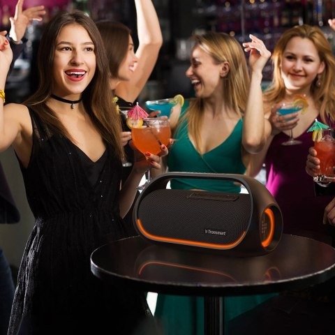 Tronsmart Bang wodoodporny głośnik bezprzewodowy Bluetooth 60W z funkcją Powerbank czarny (723928) Tronsmart Bang wodoodporny głośnik bezprzewodowy Bluetooth 60W z funkcją Powerbank czarny (723928)