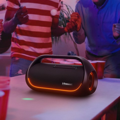 Tronsmart Bang wodoodporny głośnik bezprzewodowy Bluetooth 60W z funkcją Powerbank czarny (723928) Tronsmart Bang wodoodporny głośnik bezprzewodowy Bluetooth 60W z funkcją Powerbank czarny (723928)