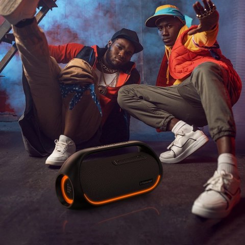Tronsmart Bang wodoodporny głośnik bezprzewodowy Bluetooth 60W z funkcją Powerbank czarny (723928) Tronsmart Bang wodoodporny głośnik bezprzewodowy Bluetooth 60W z funkcją Powerbank czarny (723928)
