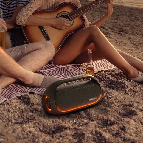 Tronsmart Bang wodoodporny głośnik bezprzewodowy Bluetooth 60W z funkcją Powerbank czarny (723928) Tronsmart Bang wodoodporny głośnik bezprzewodowy Bluetooth 60W z funkcją Powerbank czarny (723928)