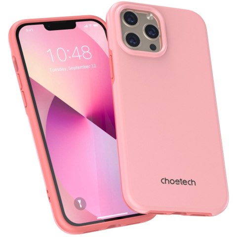 Choetech MFM Anti-drop case etui Made For MagSafe do iPhone 13 Pro Max różowy (PC0114-MFM-PK) Choetech MFM Anti-drop case etui Made For MagSafe do iPhone 13 Pro Max różowy (PC0114-MFM-PK)