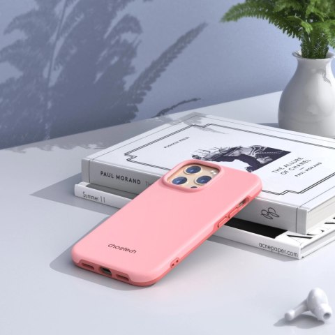 Choetech MFM Anti-drop case etui Made For MagSafe do iPhone 13 Pro Max różowy (PC0114-MFM-PK) Choetech MFM Anti-drop case etui Made For MagSafe do iPhone 13 Pro Max różowy (PC0114-MFM-PK)