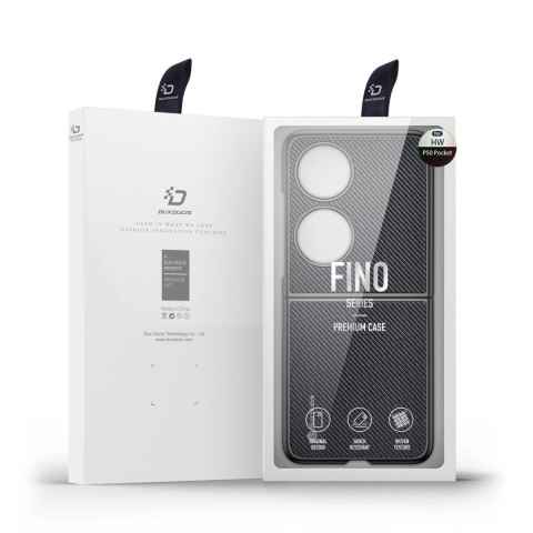 Dux Ducis Fino etui pokrowiec pokryty nylonowym materiałem Huawei P50 Pocket czarny Dux Ducis Fino etui pokrowiec pokryty nylonowym materiałem Huawei P50 Pocket czarny