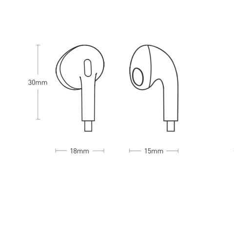 Baseus Encok H17 słuchawki przewodowe minijack 3.5mm biały (NGCR020002) Baseus Encok H17 słuchawki przewodowe minijack 3.5mm biały (NGCR020002)