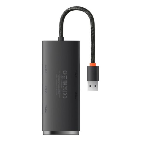 Baseus Lite Series HUB 4-Portowy (USB-A do 4xUSB-A 3.0) 0.25m czarny (WKQX030001) Baseus Lite Series HUB 4-Portowy (USB-A do 4xUSB-A 3.0) 0.25m czarny (WKQX030001)