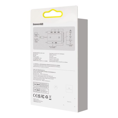Baseus Lite Series HUB 4-Portowy (USB-A do 4xUSB-A 3.0) 0.25m czarny (WKQX030001) Baseus Lite Series HUB 4-Portowy (USB-A do 4xUSB-A 3.0) 0.25m czarny (WKQX030001)