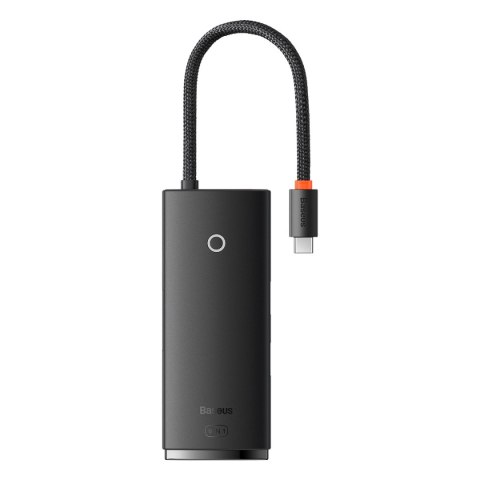 Baseus Lite Series wielofunkcyjny HUB USB Typ C - 2 x USB 3.0 / USB Typ C / HDMI 1,4 / SD/TF OTG czarny (WKQX050001) Baseus Lite Series wielofunkcyjny HUB USB Typ C - 2 x USB 3.0 / USB Typ C / HDMI 1,4 / SD/TF OTG czarny (WKQX050001)