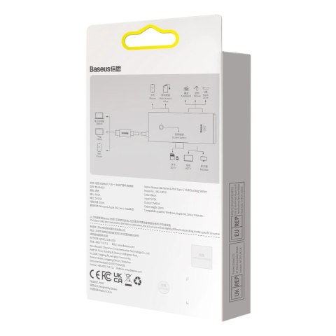 Baseus Lite Series wielofunkcyjny HUB USB Typ C - 2 x USB 3.0 / USB Typ C / HDMI 1,4 / SD/TF OTG czarny (WKQX050001) Baseus Lite Series wielofunkcyjny HUB USB Typ C - 2 x USB 3.0 / USB Typ C / HDMI 1,4 / SD/TF OTG czarny (WKQX050001)