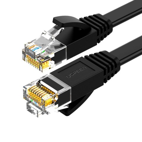 Kabel Ugreen NW102 50176 płaski sieciowy LAN Ethernet Cat. 6 5m - czarny Kabel Ugreen NW102 50176 płaski sieciowy LAN Ethernet Cat. 6 5m - czarny
