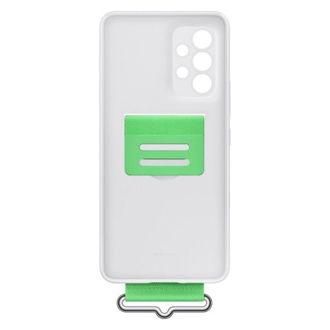 Samsung Strap Silicone Cover etui pokrowiec do Samsung Galaxy A53 5G biały (EF-GA536TWEGWW) Samsung Strap Silicone Cover etui pokrowiec do Samsung Galaxy A53 5G biały (EF-GA536TWEGWW)