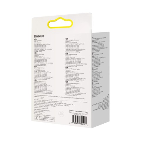 Baseus Compact ładowarka sieciowa 3x USB 17W czarny (CCXJ020101) Baseus Compact ładowarka sieciowa 3x USB 17W czarny (CCXJ020101)
