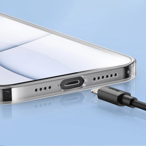 Baseus Frosted Glass Case etui pokrowiec do iPhone 13 Pro Max sztywna obudowa z żelową ramką przezroczysty (ARWS000802) Baseus Frosted Glass Case etui pokrowiec do iPhone 13 Pro Max sztywna obudowa z żelową ramką przezroczysty (ARWS000802)