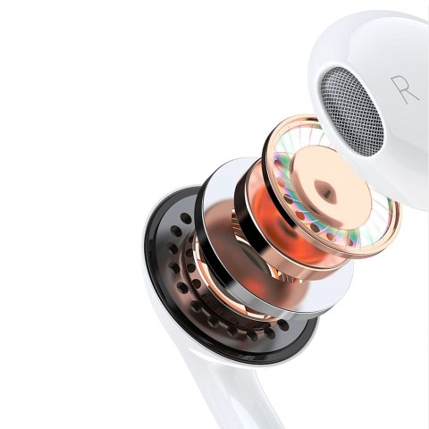 Dudao słuchawki douszne ze złączem USB Typu C biały (X14PROT) Dudao słuchawki douszne ze złączem USB Typu C biały (X14PROT)