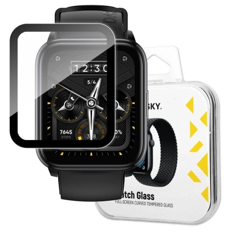 Wozinsky Watch Glass hybrydowe szkło do Realme Watch 2 Pro czarny Wozinsky Watch Glass hybrydowe szkło do Realme Watch 2 Pro czarny