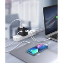 Adapter podróżny Choetech PD5009-BK GaN EU / US / UK / AU 2x USB-C USB-A 65W PD - czarny Adapter podróżny Choetech PD5009-BK GaN EU / US / UK / AU 2x USB-C USB-A 65W PD - czarny