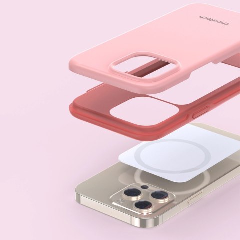 Choetech MFM Anti-drop case etui Made For MagSafe do iPhone 13 Pro różowy (PC0113-MFM-PK) Choetech MFM Anti-drop case etui Made For MagSafe do iPhone 13 Pro różowy (PC0113-MFM-PK)
